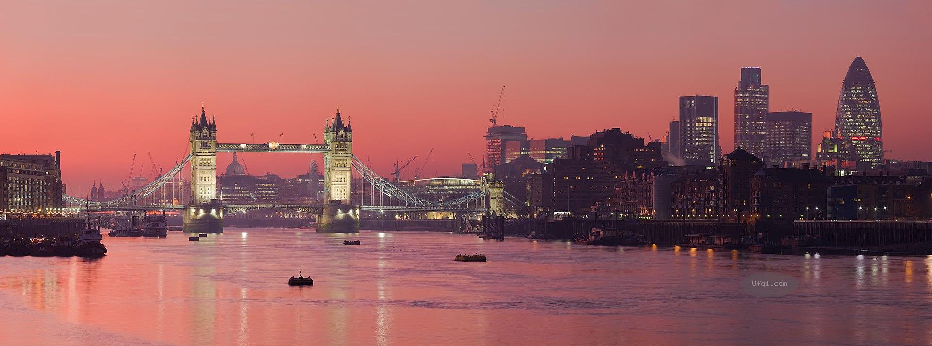 英国伦敦UK London城市风景-人文景观与自然风光和谐交融-8