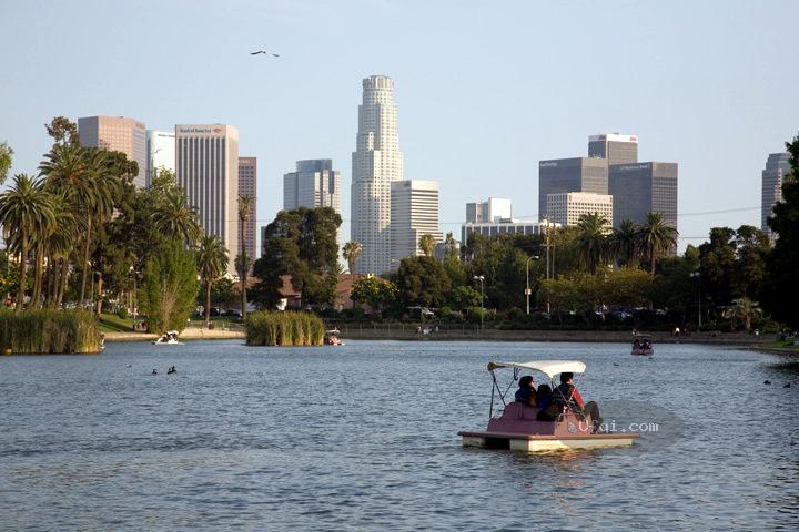 美国加州洛杉矶Los Angeles城市风景-人文景观与自然风光和谐交融-5