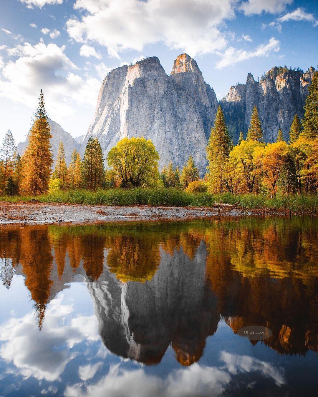 金色的秋天丛林尽染风景如画-5:远山与银杏