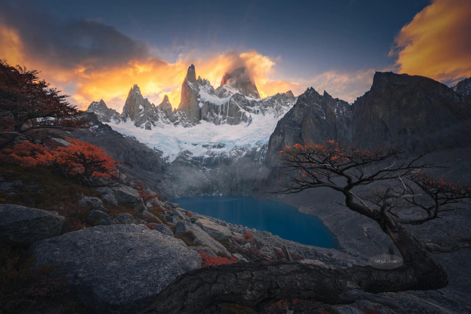 金色的秋天风景如画景色迷人-26：镜湖秋色-4