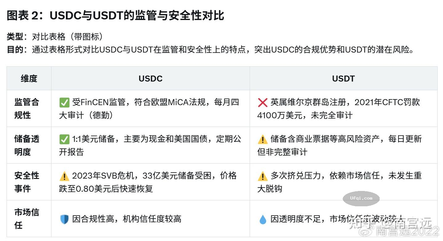 加密货币稳定币 Circle USDC 与 Tether USDT