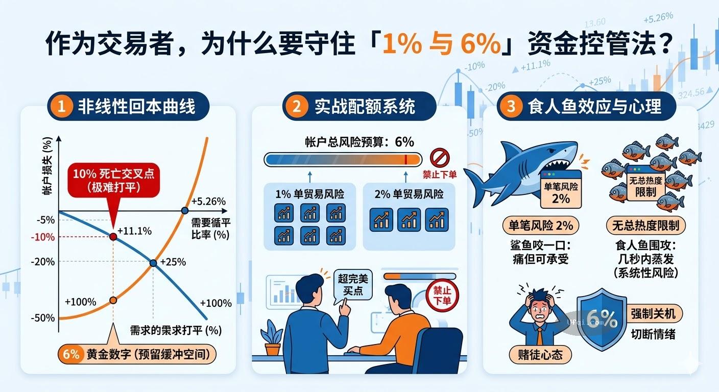 证券投资中持仓管理: 1% 与 6% 资金管控法则