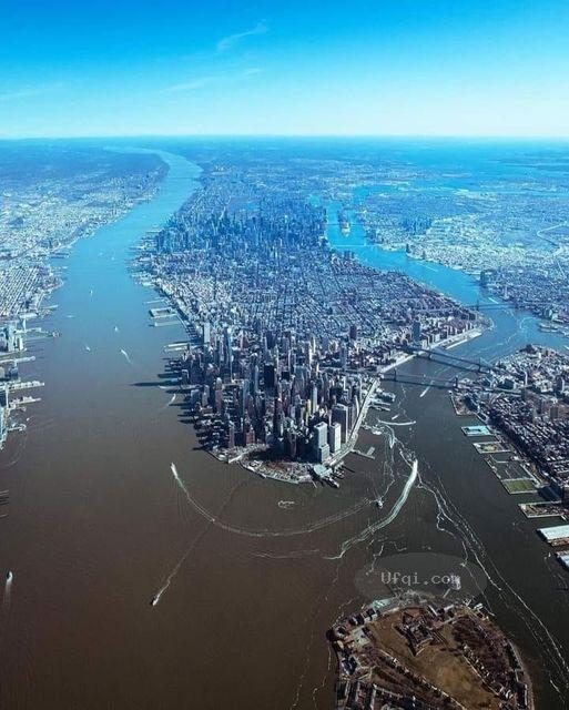 美国纽约城市风景-人文景观与自然风光和谐交融-2