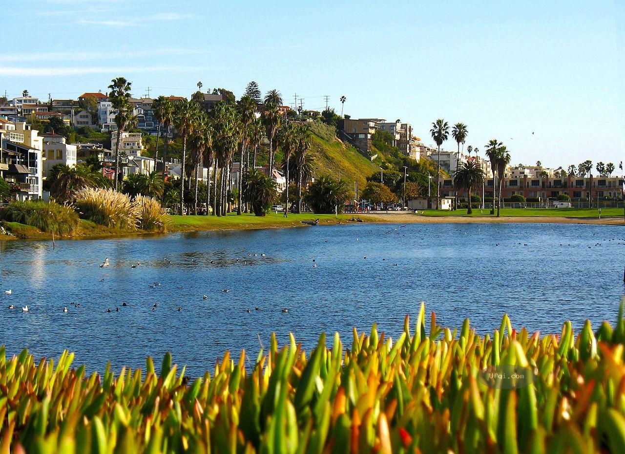 美国加州洛杉矶Los Angeles城市风景-人文景观与自然风光和谐交融-4